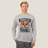 "Kitchen Staff" Pickleball Long Sleeve Shirt  トライブレンドＴシャツ (正面全体)