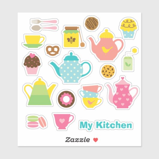Kitchen Sticker Set シール (シート)