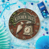 Kitchen Tales Rustic Baking Baker Gift ペーパープレート (パーティー)