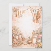 Kitchen Themed Stock The Kitchen Bridal Shower 招待状 (裏面)