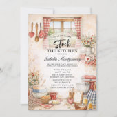 Kitchen Themed Stock The Kitchen Bridal Shower 招待状 (正面)