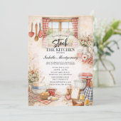 Kitchen Themed Stock The Kitchen Bridal Shower 招待状 (スタンド正面)
