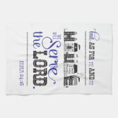 Kitchen Towel Bible Scripture Joshua 24:15 キッチンタオル (横)