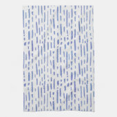 Kitchen Towel - Blue Stripe Pattern キッチンタオル (縦)
