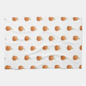 Kitchen Towel - Cute Halloween Pumpkin Pattern キッチンタオル (横)