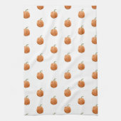 Kitchen Towel - Cute Halloween Pumpkin Pattern キッチンタオル (縦)