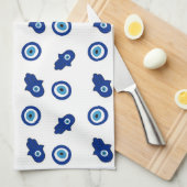 Kitchen Towel Hamsah good eye キッチンタオル (四つ折り)