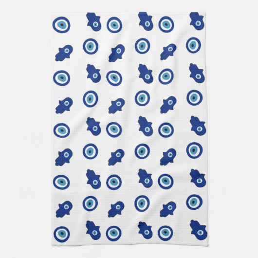 Kitchen Towel Hamsah good eye キッチンタオル (縦)