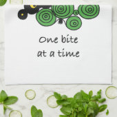 Kitchen towel One Bite at a Time キッチンタオル (折り畳み)