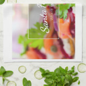 Kitchen Towel Santa Fe Foodies Color Logo キッチンタオル (折り畳み)