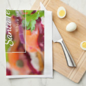 Kitchen Towel Santa Fe Foodies Color Logo キッチンタオル (四つ折り)