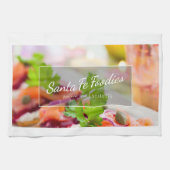 Kitchen Towel Santa Fe Foodies Color Logo キッチンタオル (横)