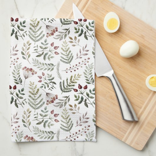 Kitchen Towel - Winter Pattern キッチンタオル (四つ折り)