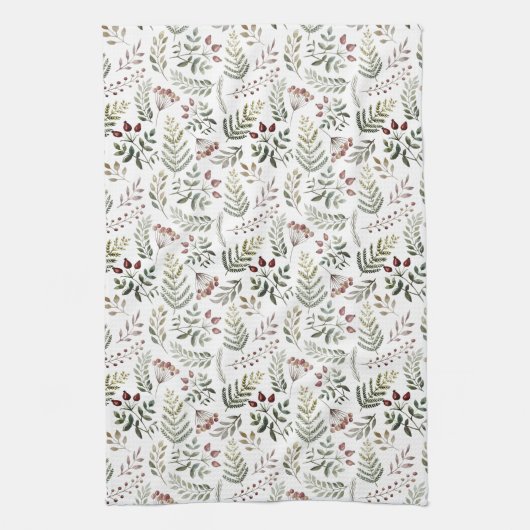Kitchen Towel - Winter Pattern キッチンタオル (縦)