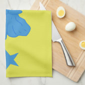 Kitchen towel with Flag of Bady Bassit キッチンタオル (四つ折り)