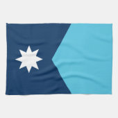 Kitchen towel with Flag of Minnesota, USA キッチンタオル (横)