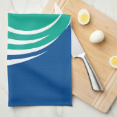Kitchen towel with Flag of Ottawa, Canada キッチンタオル (四つ折り)