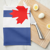 Kitchen towel with Flag of Toronto キッチンタオル (四つ折り)