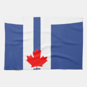 Kitchen towel with Flag of Toronto キッチンタオル (横)