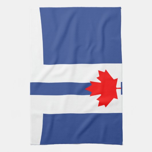 Kitchen towel with Flag of Toronto キッチンタオル (縦)