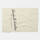 Kitchen Towel with Santa Fe Foodies Logo キッチンタオル (横)
