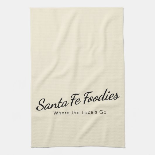 Kitchen Towel with Santa Fe Foodies Logo キッチンタオル (縦)