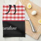 Kitchen Towel-Yellowstone Elk キッチンタオル (四つ折り)