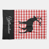 Kitchen Towel-Yellowstone Elk キッチンタオル (横)