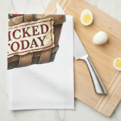 Kitchen Towels-Berry Basket Kitchen Towel キッチンタオル (四つ折り)