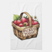 Kitchen Towels-Berry Basket Kitchen Towel キッチンタオル (縦)