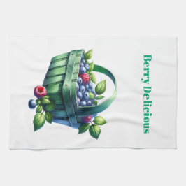 Kitchen Towels-Berry Basket Kitchen Towel キッチンタオル
