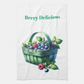 Kitchen Towels-Berry Basket Kitchen Towel キッチンタオル (縦)
