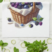 Kitchen Towels- Berry Basket Kitchen Towel キッチンタオル (折り畳み)