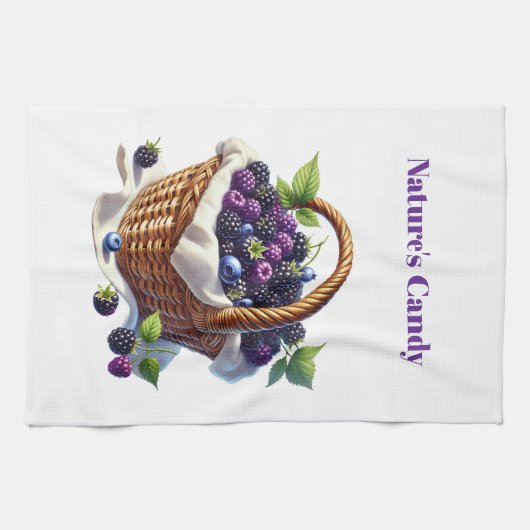 Kitchen Towels- Berry Basket Kitchen Towel キッチンタオル (横)