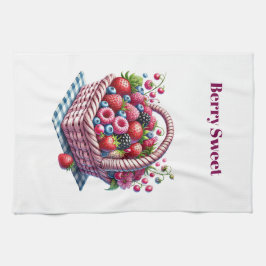 Kitchen Towels-Berry Basket Kitchen Towel キッチンタオル