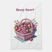 Kitchen Towels-Berry Basket Kitchen Towel キッチンタオル (縦)