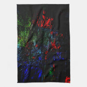 Kitchen towels dark mix color texture abstract  キッチンタオル (縦)
