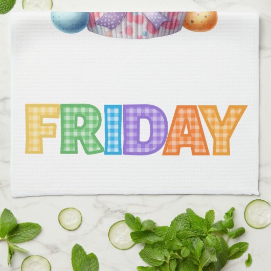 Kitchen Towels-Days Of The Week Kitchen Towel Set キッチンタオル (折り畳み)