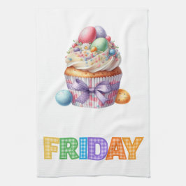 Kitchen Towels-Days Of The Week Kitchen Towel Set キッチンタオル