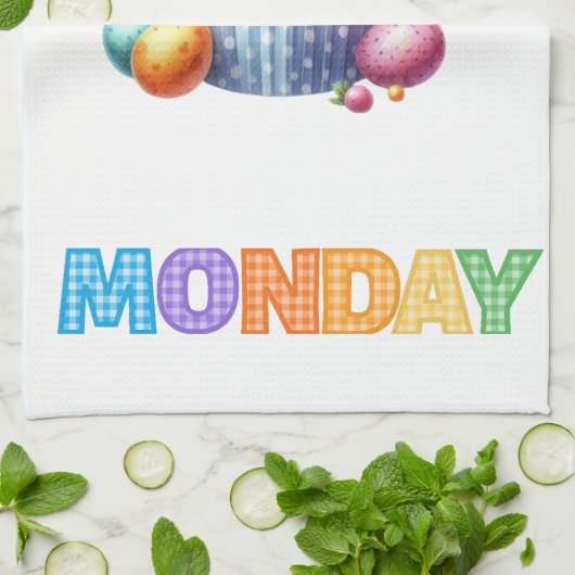 Kitchen Towels-Days Of The Week Kitchen Towel Set キッチンタオル (折り畳み)