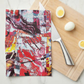 Kitchen Towels – Fragmented Pulse キッチンタオル (四つ折り)