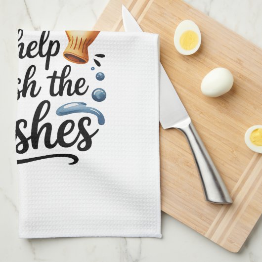 Kitchen Towels-Funny Quote Kitchen Towel キッチンタオル (四つ折り)