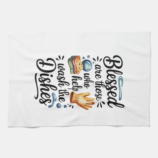 Kitchen Towels-Funny Quote Kitchen Towel キッチンタオル (横)