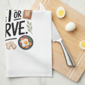 Kitchen Towels Funny Quote Kitchen Towel キッチンタオル (四つ折り)