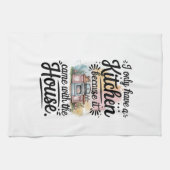 Kitchen Towels-Funny Quote Kitchen Towel キッチンタオル (横)