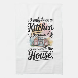 Kitchen Towels-Funny Quote Kitchen Towel キッチンタオル