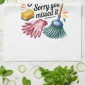 Kitchen Towels-Funny Quote Kitchen Towel キッチンタオル (折り畳み)