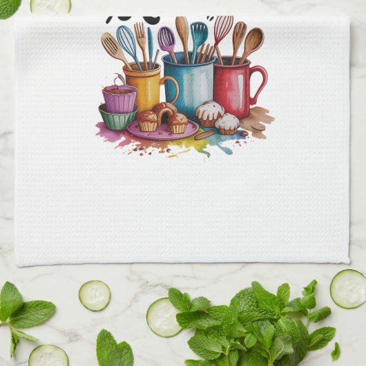 Kitchen Towels-Funny Quote Kitchen Towel キッチンタオル (折り畳み)