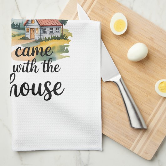 Kitchen Towels-Funny Quote Kitchen Towel キッチンタオル (四つ折り)