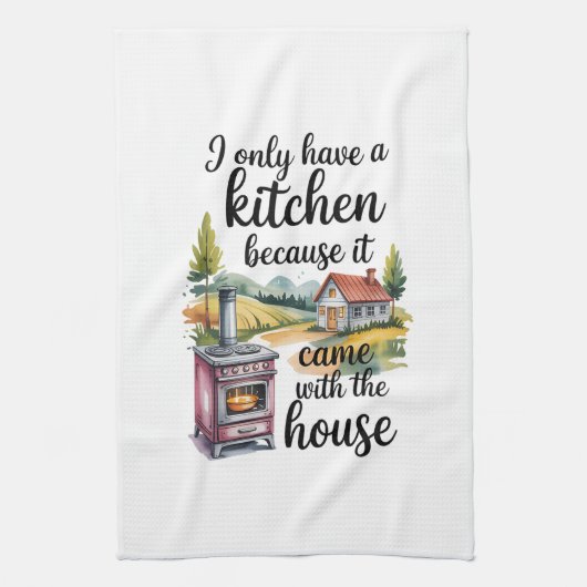 Kitchen Towels-Funny Quote Kitchen Towel キッチンタオル (縦)